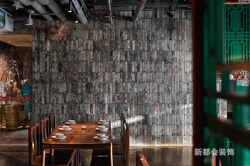 灰砖墙装饰