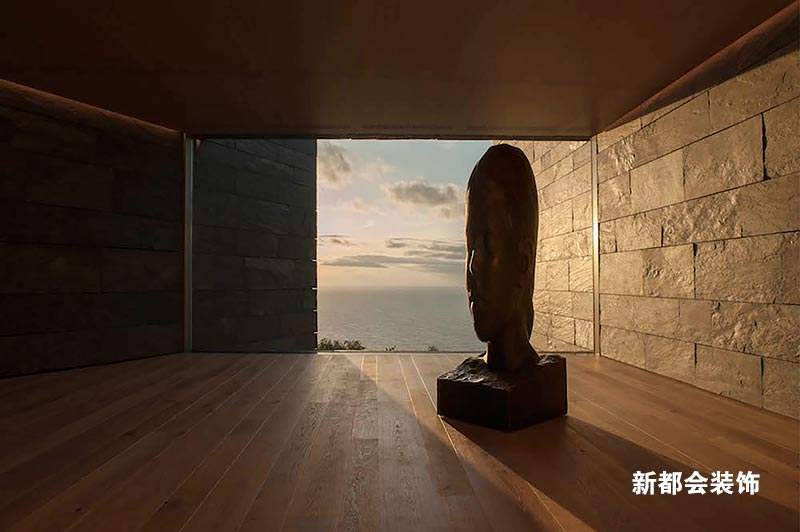 面向大海的洗礼装饰雕塑