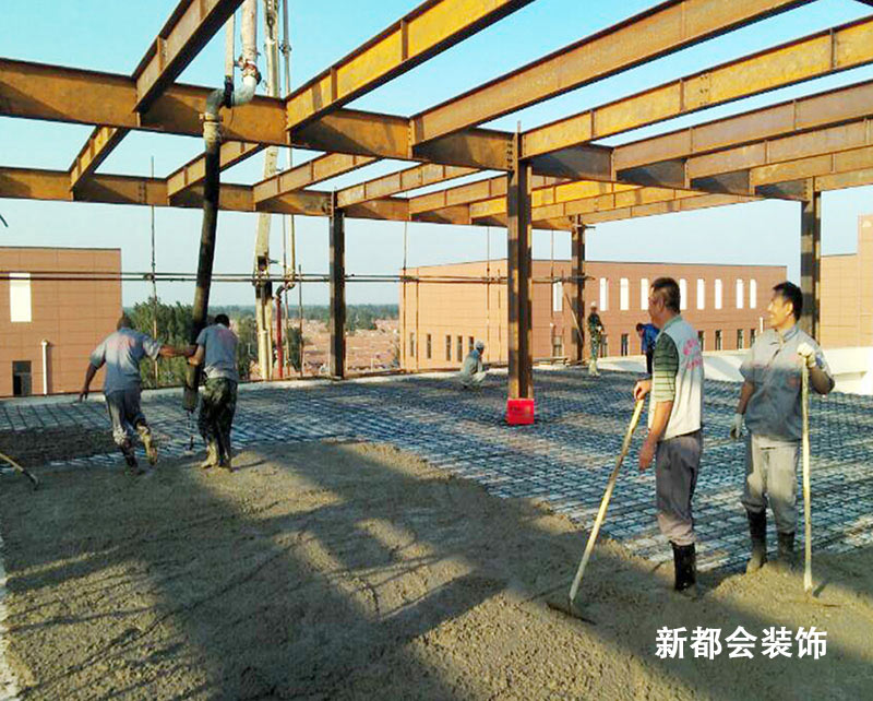 钢结构施工现场拍摄