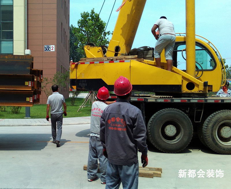 钢结构施工现场拍摄