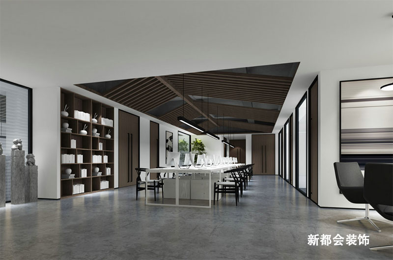 中式传统式办公室装修风格