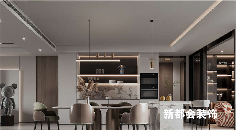 230㎡现代简约风格别墅装修