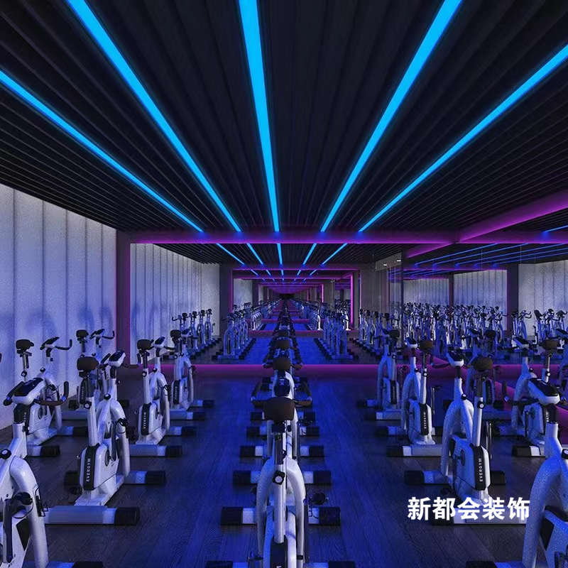 1000㎡健身中心装修效果