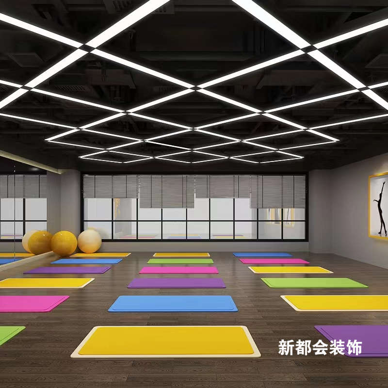 1000㎡健身中心装修效果