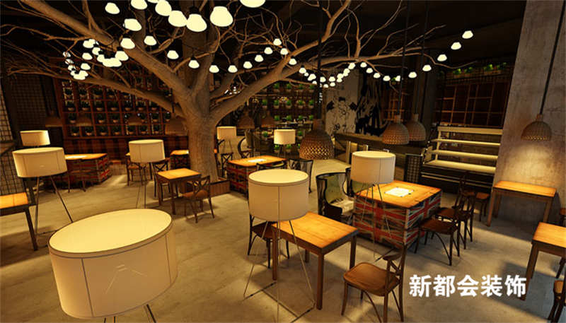 休闲网咖装修设计