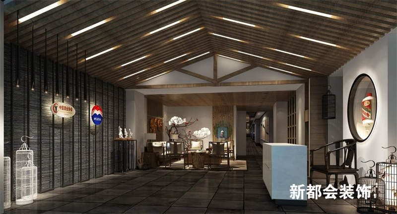 800㎡茅台会所装修设计