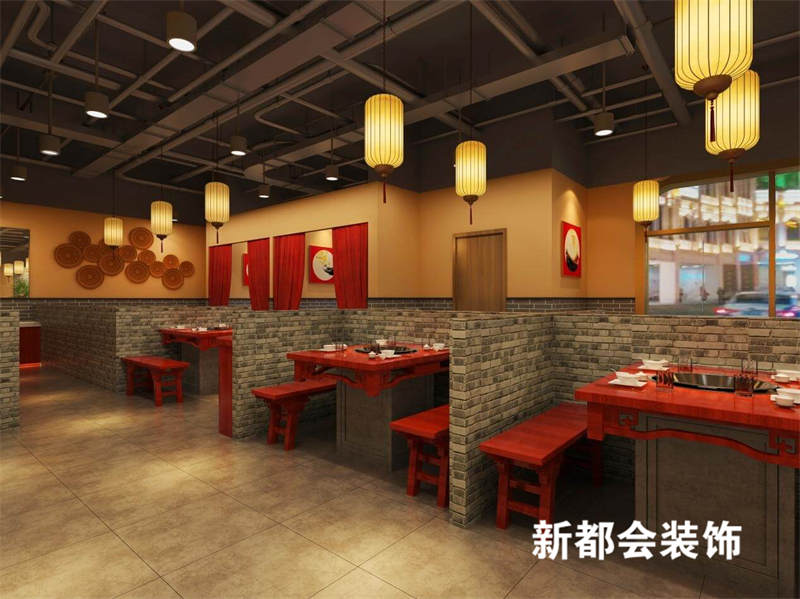 串串香餐馆装修设计