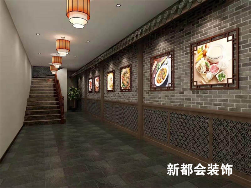 复古美食城装饰设计
