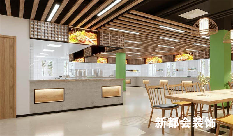 300㎡传统中式餐厅装修设计